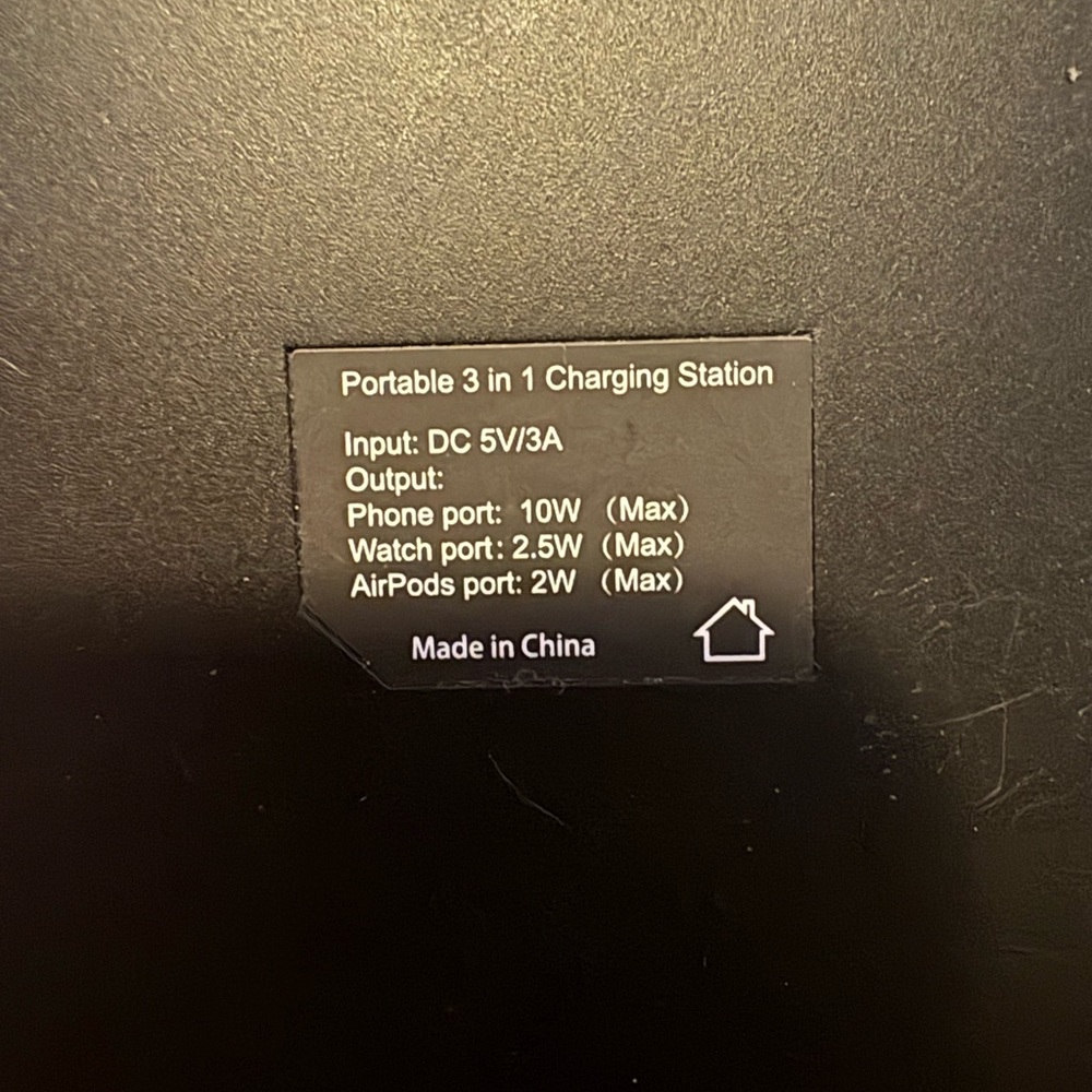 Black Apple -Device Charging Station - Picture 3 of 3